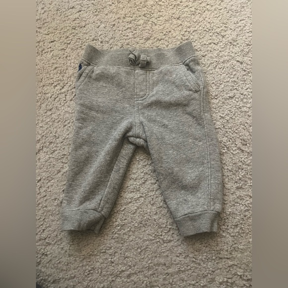 Ralph Lauren Polo Bear 2-Piece Set 6M | Colorblock Long Sleeve Top & Joggers - Picture 5 of 6